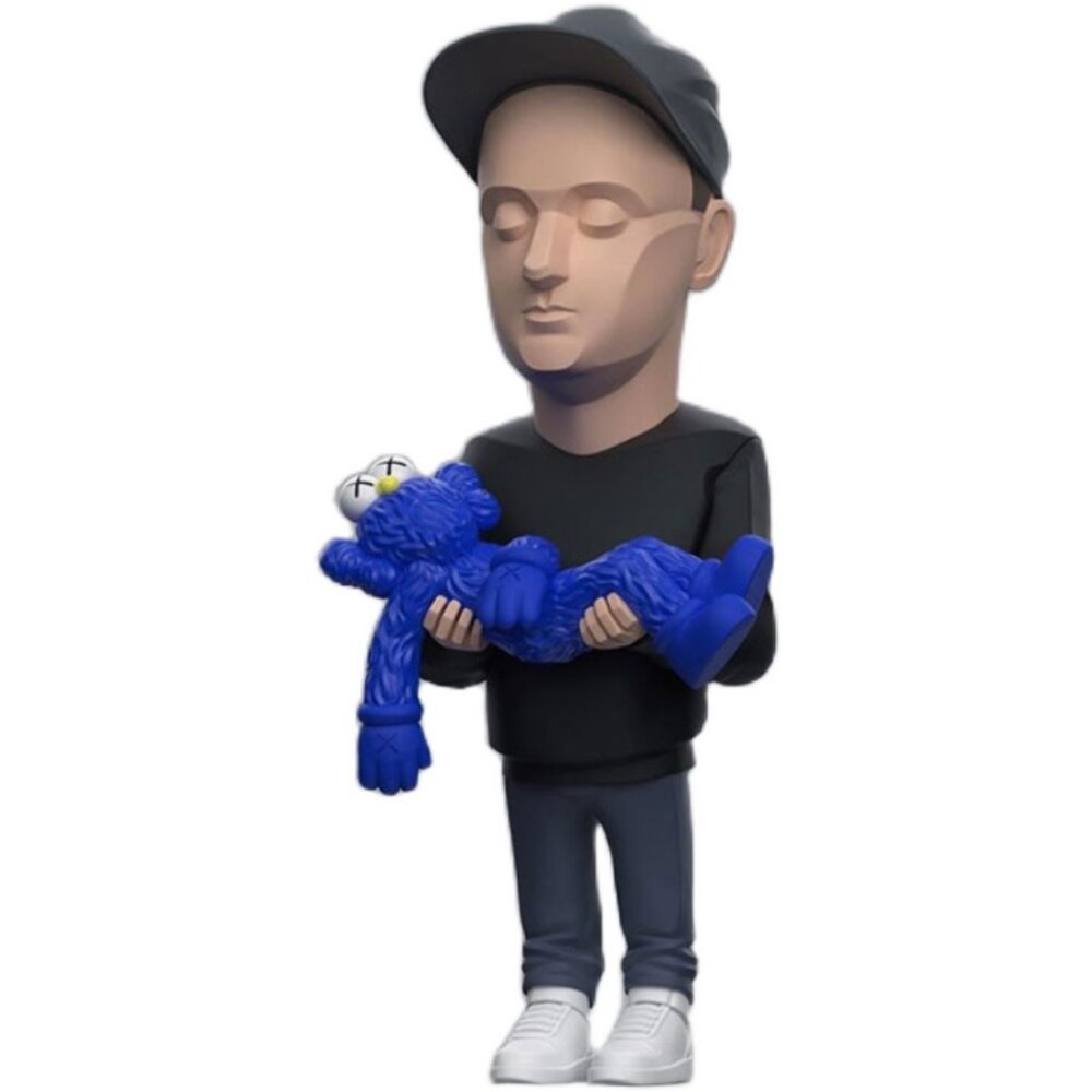 Celebrity Artist Actor Designer Culture Luxury Figure (Bryan Donnelly Kaws Blue)